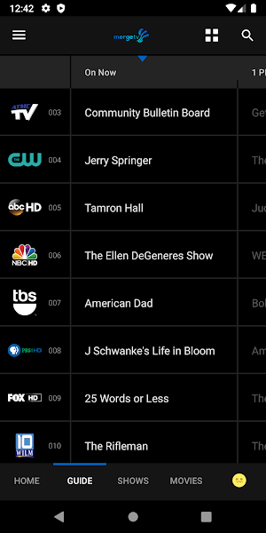 mergeTV by ATMC Screenshot 1