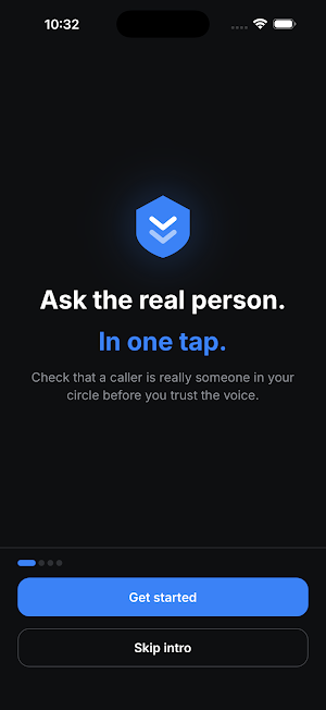 Kin Verify - Family Safe Word Screenshot 0
