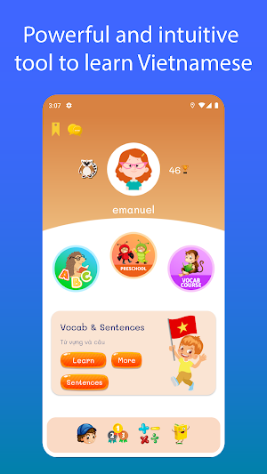 Vietnamese For Kids & Beginner Screenshot 0