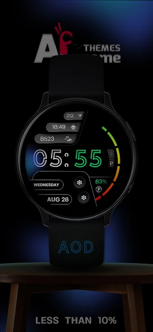 IronSync - Digital Watch Face Screenshot 1