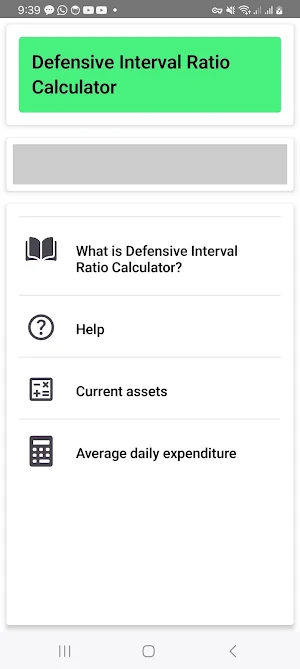 DIR Calculator Screenshot 0