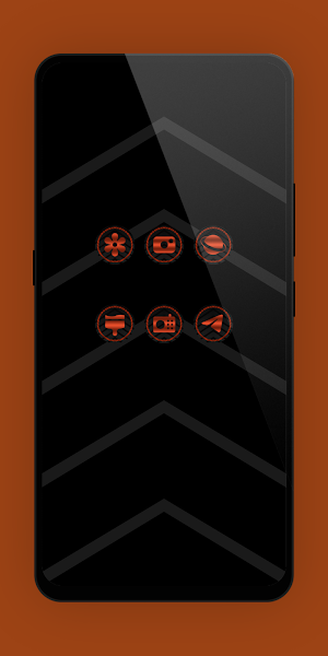 Copper Zig Zag Icon Pack Screenshot 3