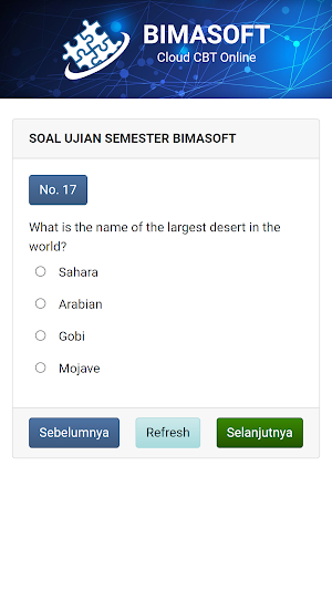 Exam SMAN Sagu Screenshot 2