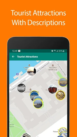 St. Petersburg Offline Map and Travel Guide Screenshot 0