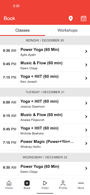 Hot Spot Power Yoga Screenshot 1