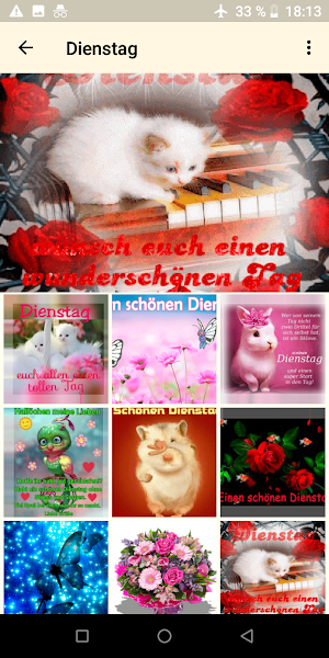 Wochentage Bilder Screenshot 2