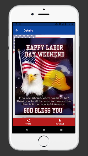 Labor Day Cards Screenshot 3