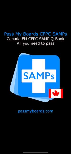 Pass My Boards CFPC SAMPs+MCQs Screenshot 0