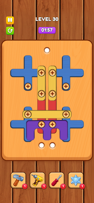 Woody Unscrew Puzzle Screenshot 1