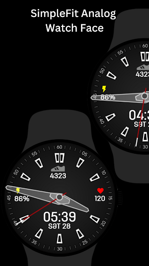 SimpleFit Analog Watch Face Screenshot 2
