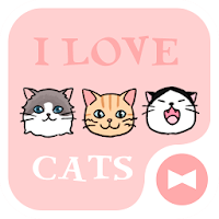 Wallpaper I Love Cats Theme