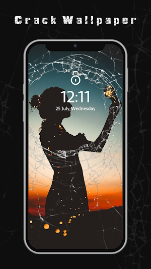 Broken Screen Wallpaper Prank Screenshot 2
