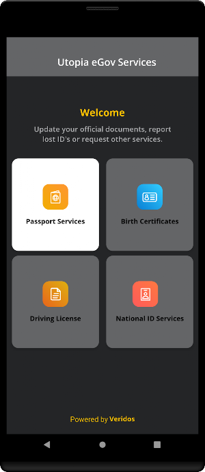 Utopia eGov Demo Screenshot 1