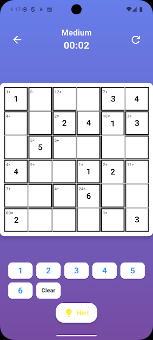 kenken sudoku Screenshot 2