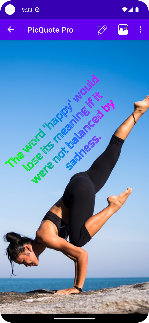 PicQuote Lite Screenshot 1