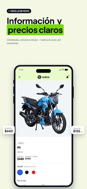 Saba Motos Screenshot 1