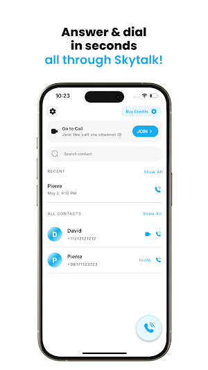 SkyTalk - Call & Video VOIP Screenshot 1