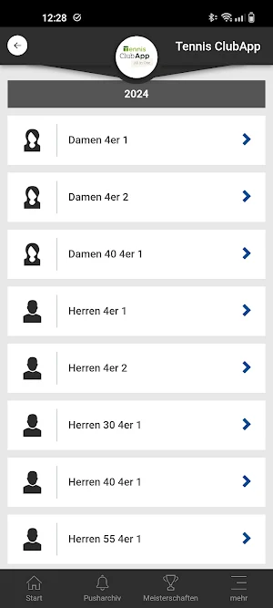 Tennis ClubApp Screenshot 1