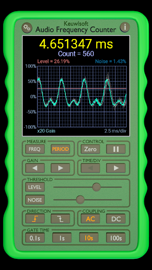 Audio Frequency Counter Screenshot 2