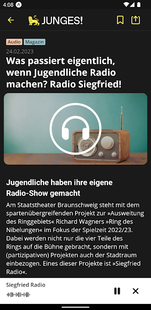 JUNGES! Staatstheater Screenshot 1