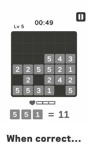 Sum Match3: Math Puzzle Game Screenshot 1