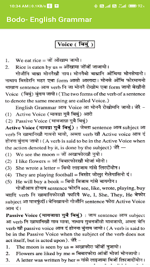 Bodo - English Grammar Screenshot 2