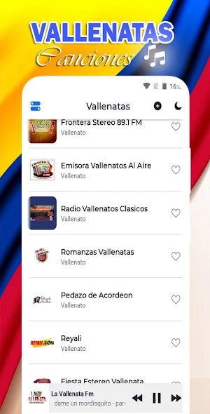 Vallenatos Románticos Mix Screenshot 3