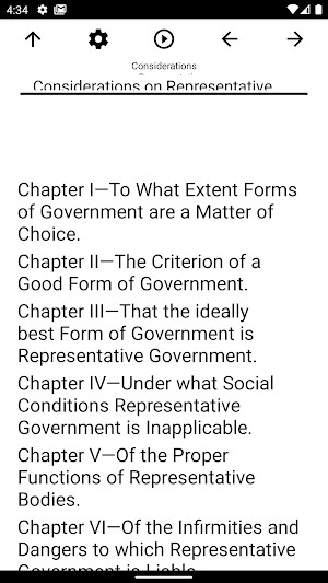 Book, Considerations on Screenshot 0