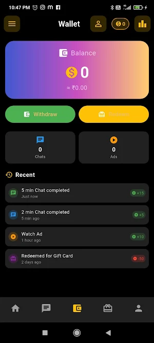 ChatCash: Chat & Earn Rewards Screenshot 2