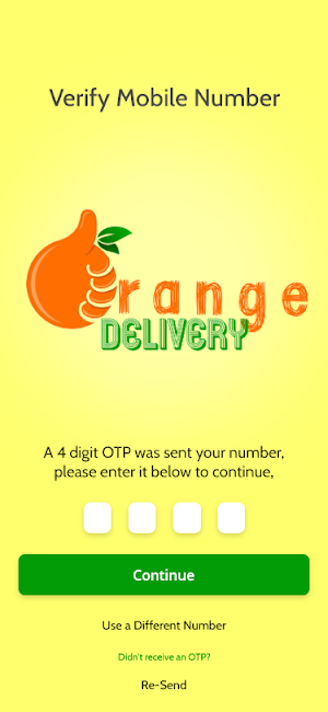 Orange Delivery Screenshot 3