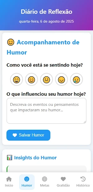 Diário de Reflexões Screenshot 3