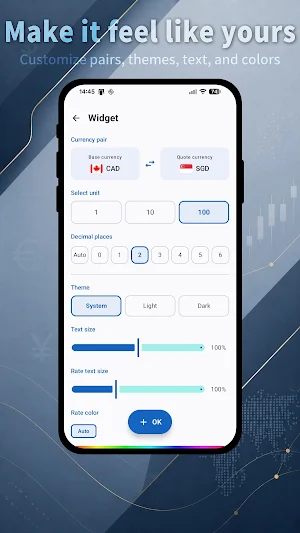 RateGlance - Currency Widget Screenshot 3
