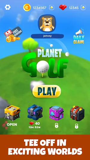 Planet Golf Screenshot 1