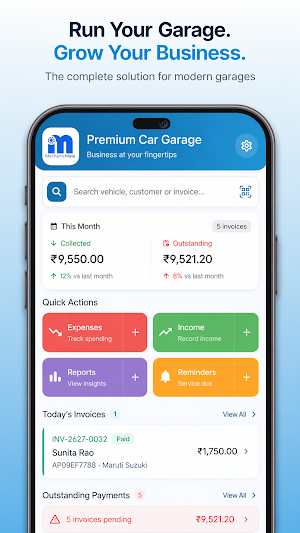 Mechanic Mate - Garage App Screenshot 0