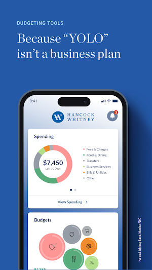 Hancock Whitney Business Screenshot 1