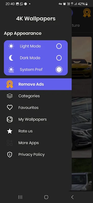 4K Live Wallpapers for Mobile Screenshot 1