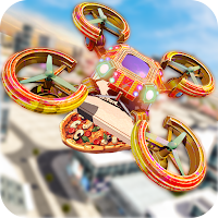 Pizza Delivery Drone Game