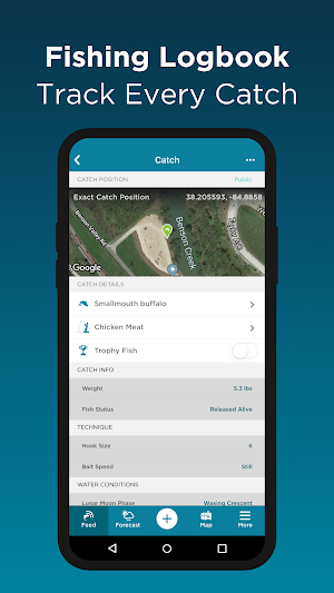 FishAngler - Fishing Maps, Forecast & Logbook App screenshot 5