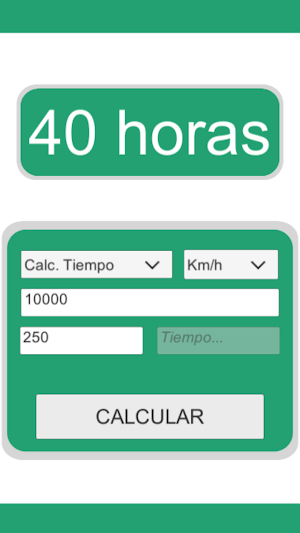 Calcular MRU Screenshot 2