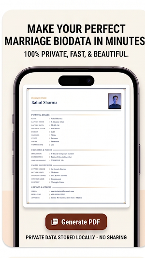 Biodata Maker Screenshot 1