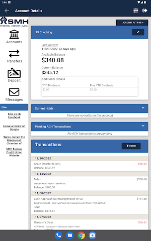 SMH Federal Credit Union Screenshot 3