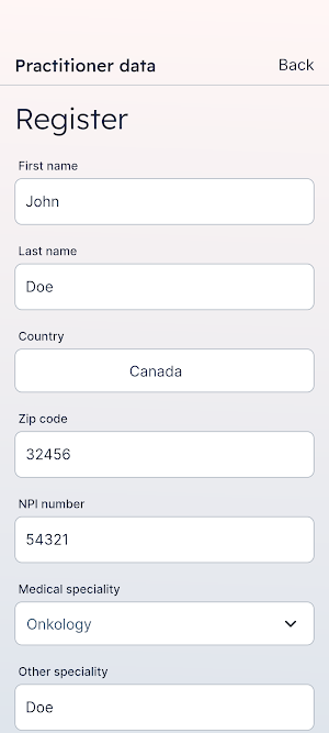 riSCC Calculator App Screenshot 2