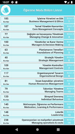 İşletme yönetiminde usta  3000 Bilgi Kartı  MBA Screenshot 1