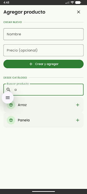 Mi mercado Screenshot 0