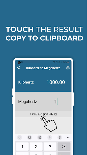 Kilohertz to Megahertz Convert Screenshot 2