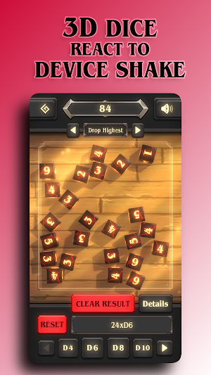 Fantasy Dice - RPG Dice Roller Screenshot 3