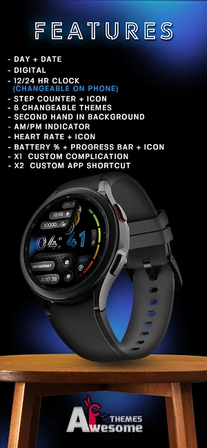 IronSync - Digital Watch Face Screenshot 3