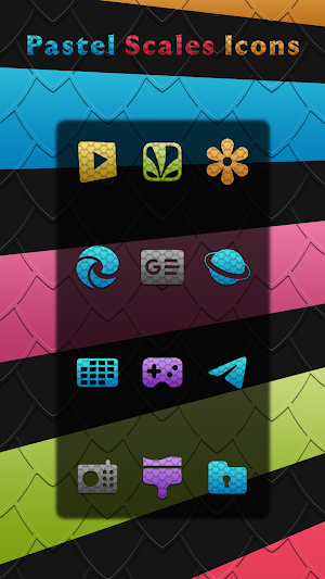 Pastel Scales Icons Screenshot 2