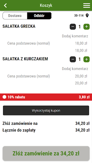 Como Pizza Screenshot 1