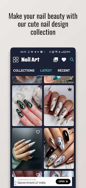 Fluid Marble Nail Art Design Screenshot 3